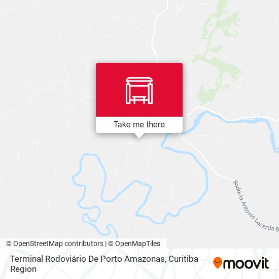 Terminal Rodoviário De Porto Amazonas map