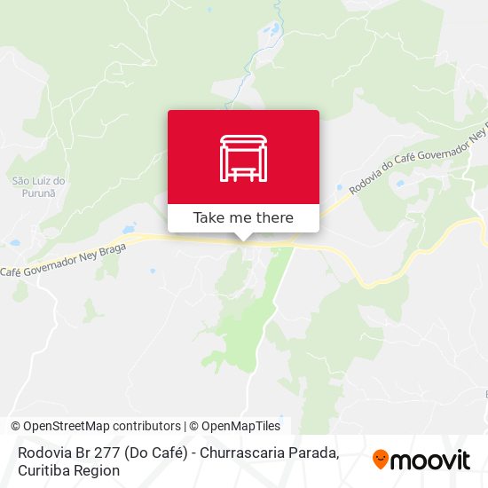 Rodovia Br 277 (Do Café) - Churrascaria Parada map