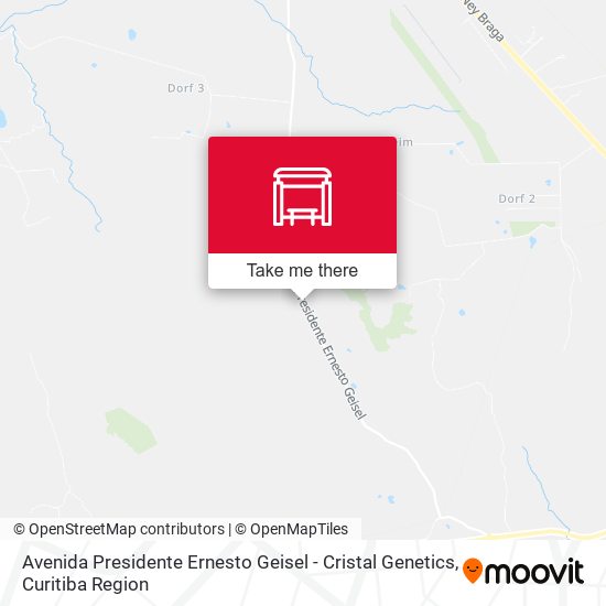Avenida Presidente Ernesto Geisel - Cristal Genetics map