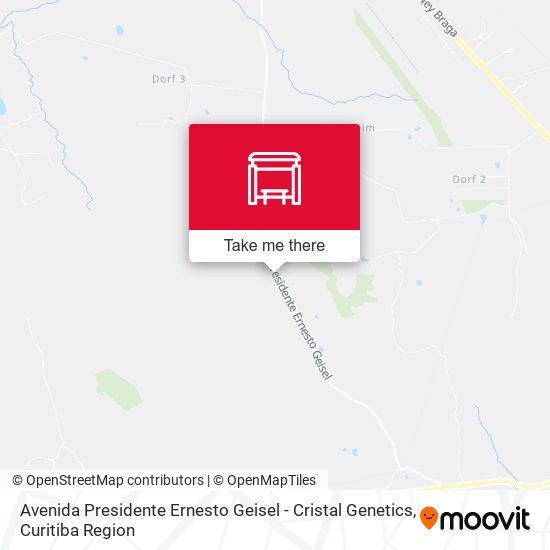 Mapa Avenida Presidente Ernesto Geisel - Cristal Genetics