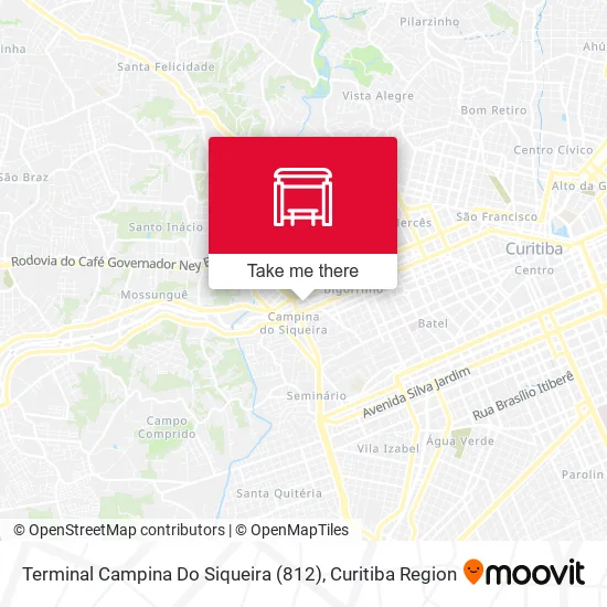 Terminal Campina Do Siqueira (812) map