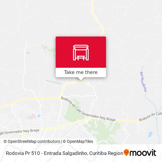 Rodovia Pr 510 - Entrada Salgadinho map