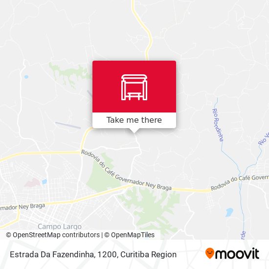 Estrada Da Fazendinha, 1200 map