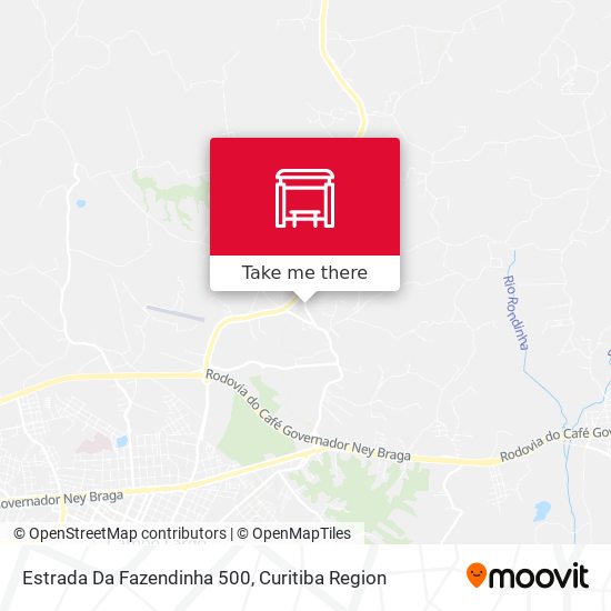 Mapa Estrada Da Fazendinha 500