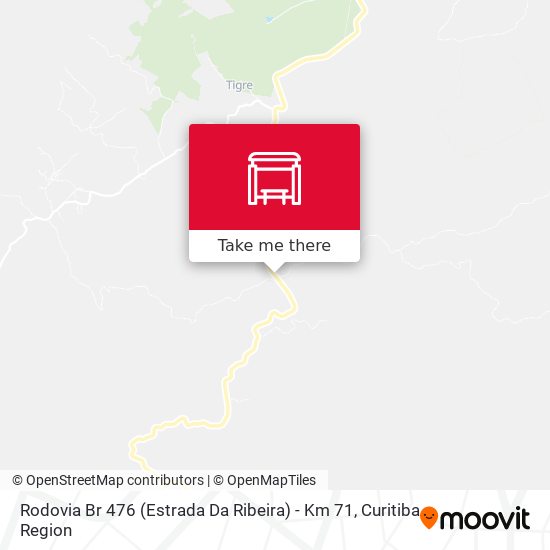 Rodovia Br 476 (Estrada Da Ribeira) - Km 71 map