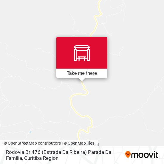 Rodovia Br 476 (Estrada Da Ribeira) map