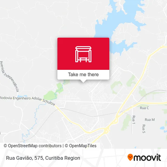 Rua Gavião, 575 map