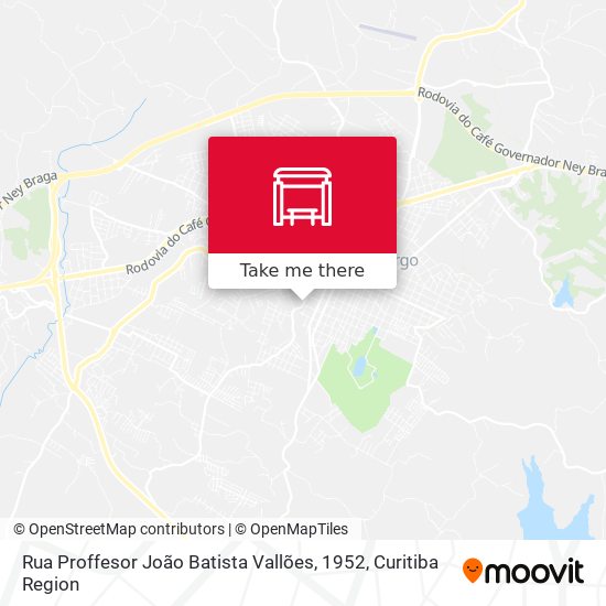 Rua Proffesor João Batista Vallões, 1952 map
