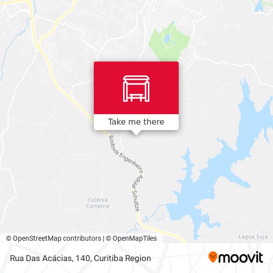 Mapa Rua Das Acácias, 140