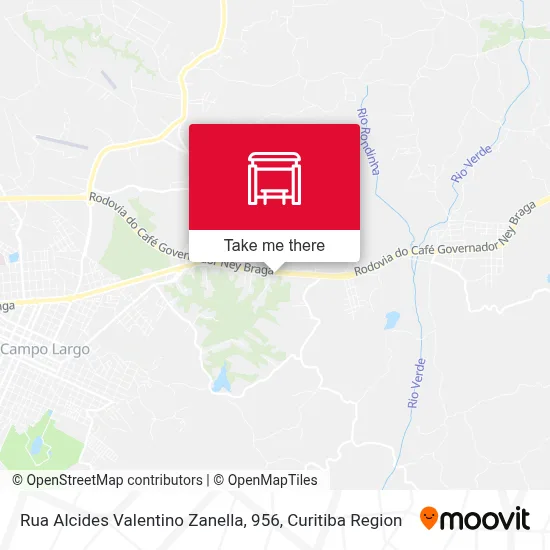 Rua Alcides Valentino Zanella, 956 map