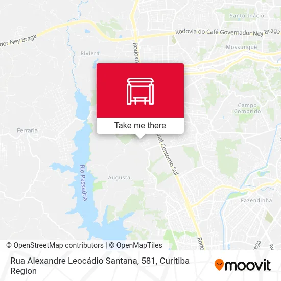 Rua Alexandre Leocádio Santana, 581 map