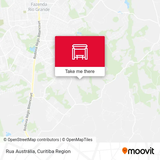 Rua Austrália map