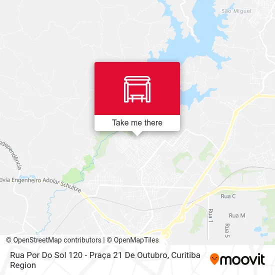 Rua Por Do Sol 120 - Praça 21 De Outubro map