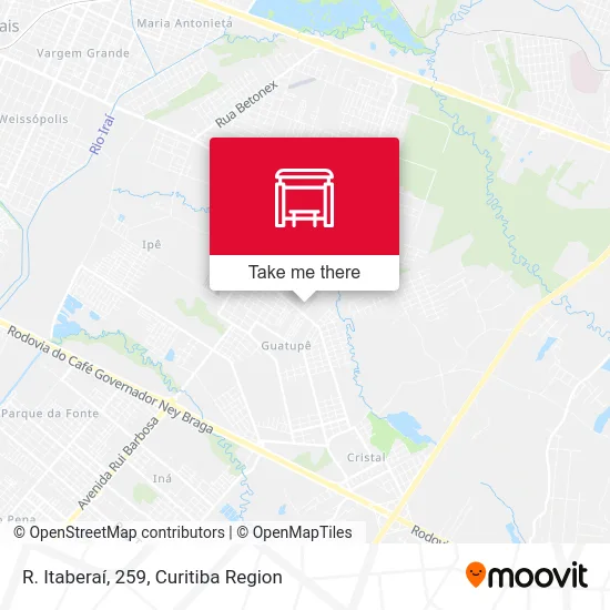 R. Itaberaí, 259 map