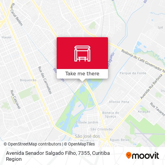 Mapa Avenida Senador Salgado Filho, 7355