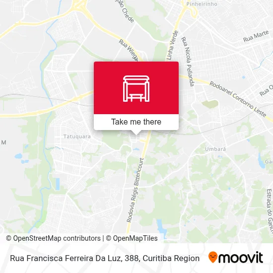 Rua Francisca Ferreira Da Luz, 388 map