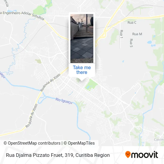 Rua Djalma Pizzato Fruet, 319 map