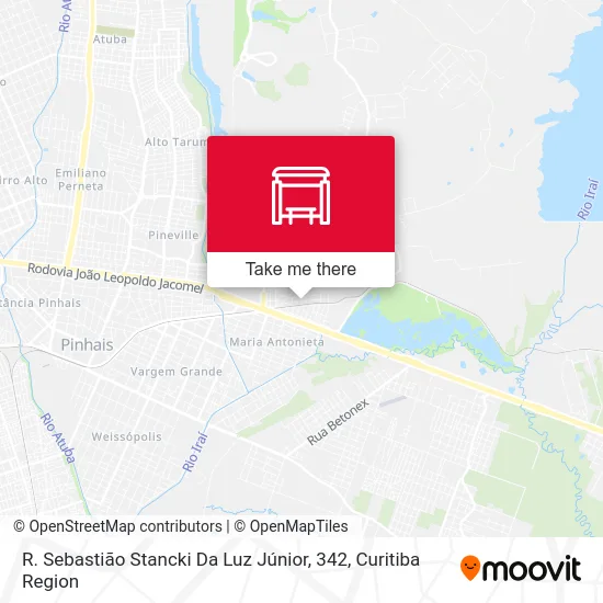 R. Sebastião Stancki Da Luz Júnior, 342 map