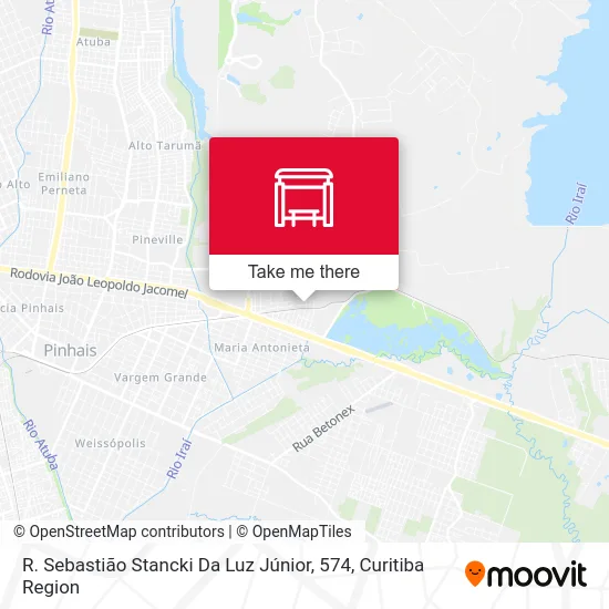 R. Sebastião Stancki Da Luz Júnior, 574 map