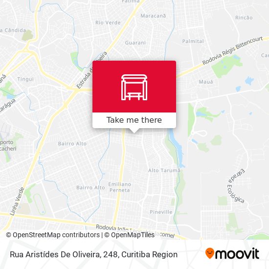 Mapa Rua Aristídes De Oliveira, 248