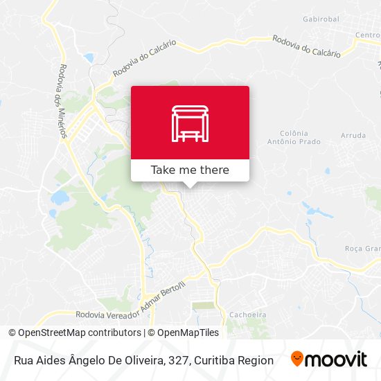 Rua Aides Ângelo De Oliveira, 327 map