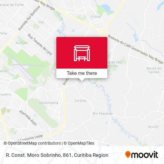 R. Const. Moro Sobrinho, 861 map