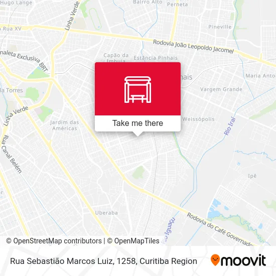 Rua Sebastião Marcos Luiz, 1258 map