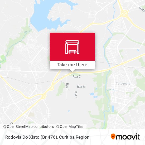 Rodovia Do Xisto (Br 476) map