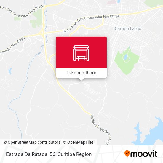 Estrada Da Ratada, 56 map