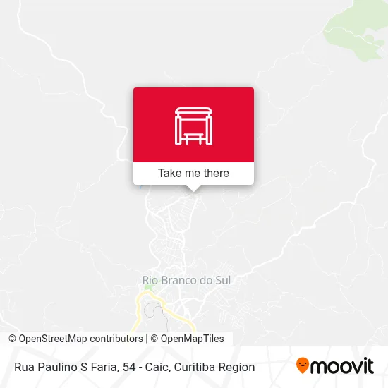 Rua Paulino S Faria, 54 - Caic map