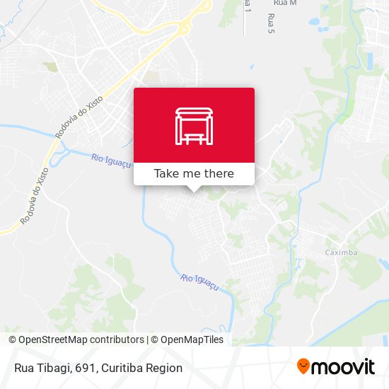 Rua Tibagi, 691 map