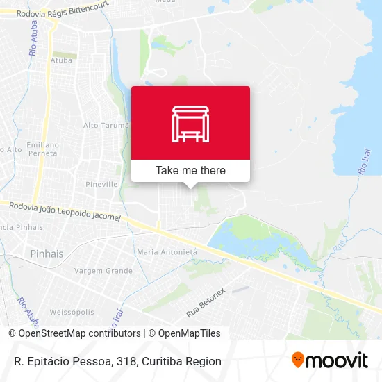 R. Epitácio Pessoa, 318 map