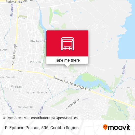 R. Epitácio Pessoa, 506 map