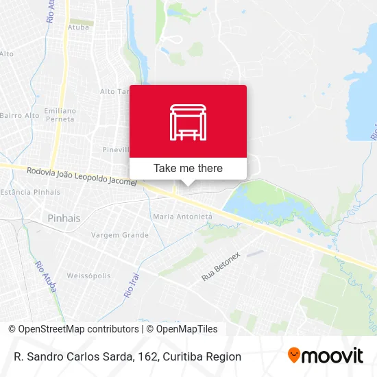 R. Sandro Carlos Sarda, 162 map