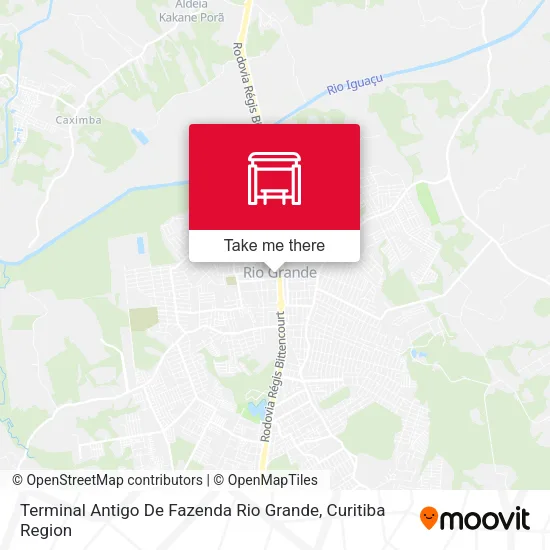 Terminal Antigo De Fazenda Rio Grande map