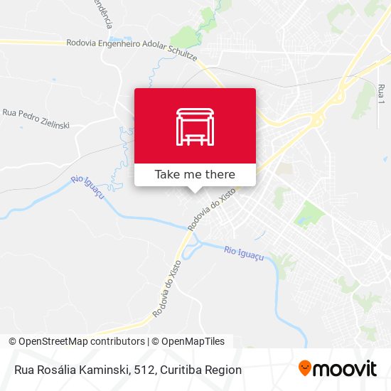 Rua Rosália Kaminski, 512 map