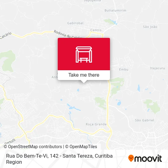 Rua Do Bem-Te-Vi, 142 - Santa Tereza map