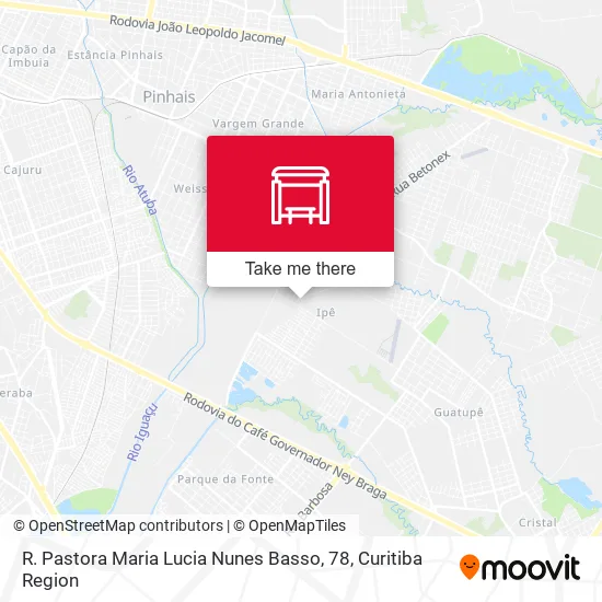 R. Pastora Maria Lucia Nunes Basso, 78 map