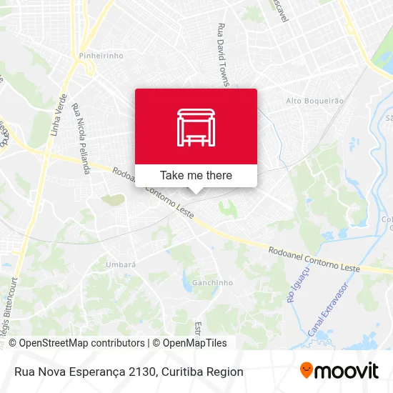 Rua Nova Esperança 2130 map