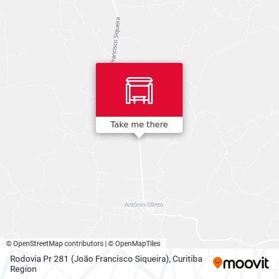 Rodovia Pr 281 (João Francisco Siqueira) map