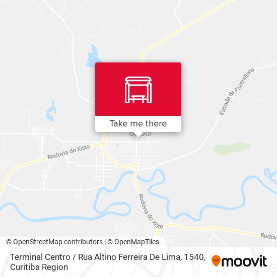 Terminal Centro / Rua Altino Ferreira De Lima, 1540 map