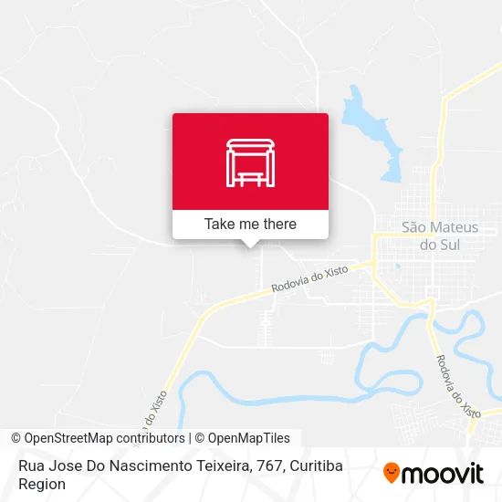Rua Jose Do Nascimento Teixeira, 767 map