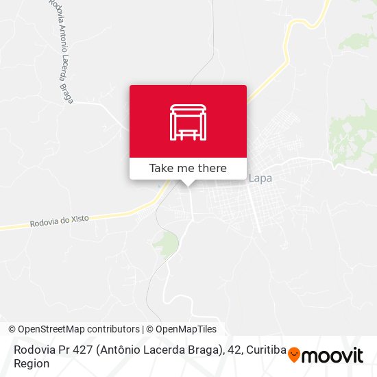Rodovia Pr 427 (Antônio Lacerda Braga), 42 map