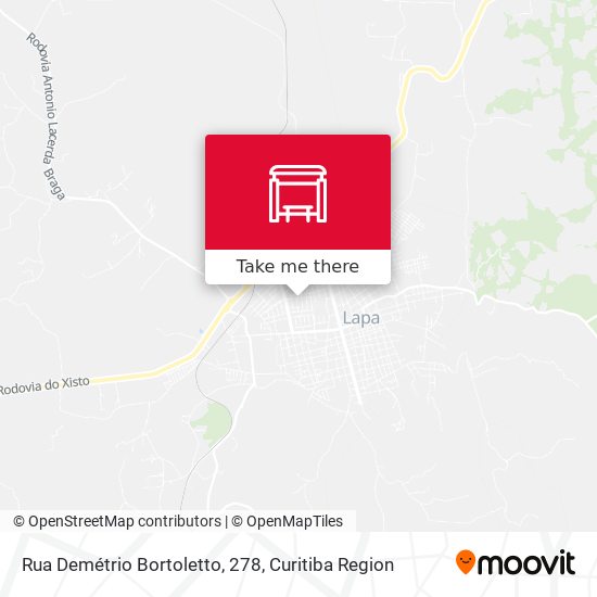 Mapa Rua Demétrio Bortoletto, 278