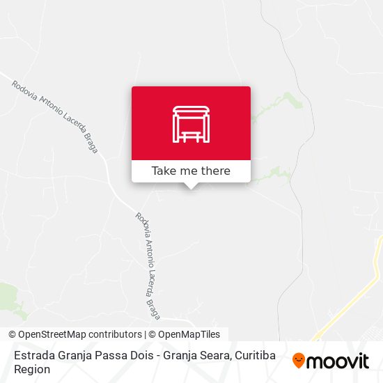 Estrada Granja Passa Dois - Granja Seara map