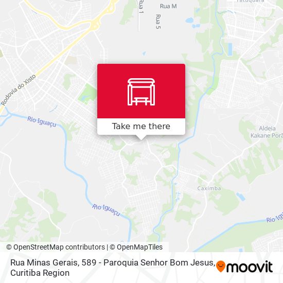 Rua Minas Gerais, 589 - Paroquia Senhor Bom Jesus map