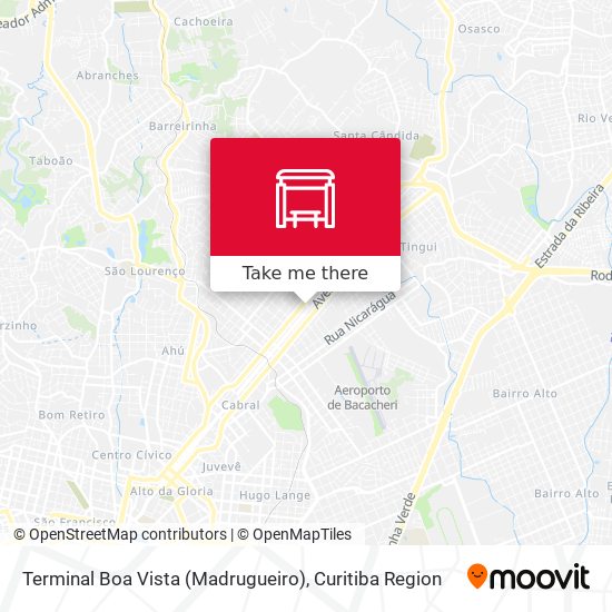 Terminal Boa Vista (Madrugueiro) map