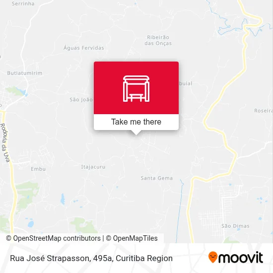 Rua José Strapasson, 495a map