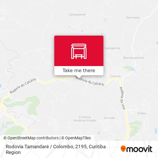 Rodovia Tamandaré / Colombo, 2195 map