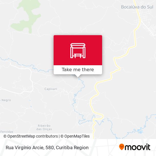 Rua Virgínio Arcie, 580 map